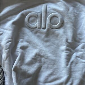ALO Yoga White Sweatshirt